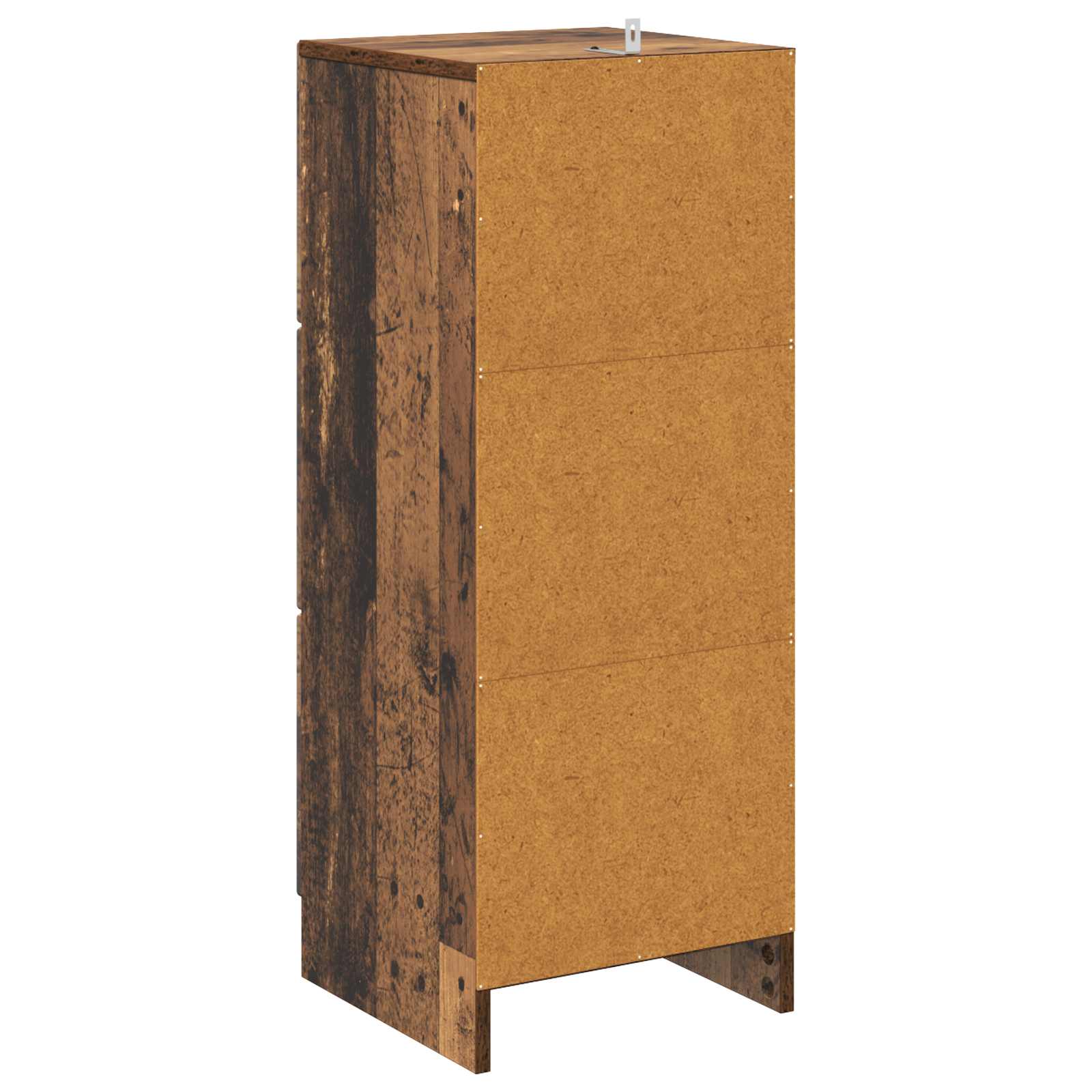 Skuffeskab Gammelt træ 33 x 34,5 x 87 cm Konstrueret træ