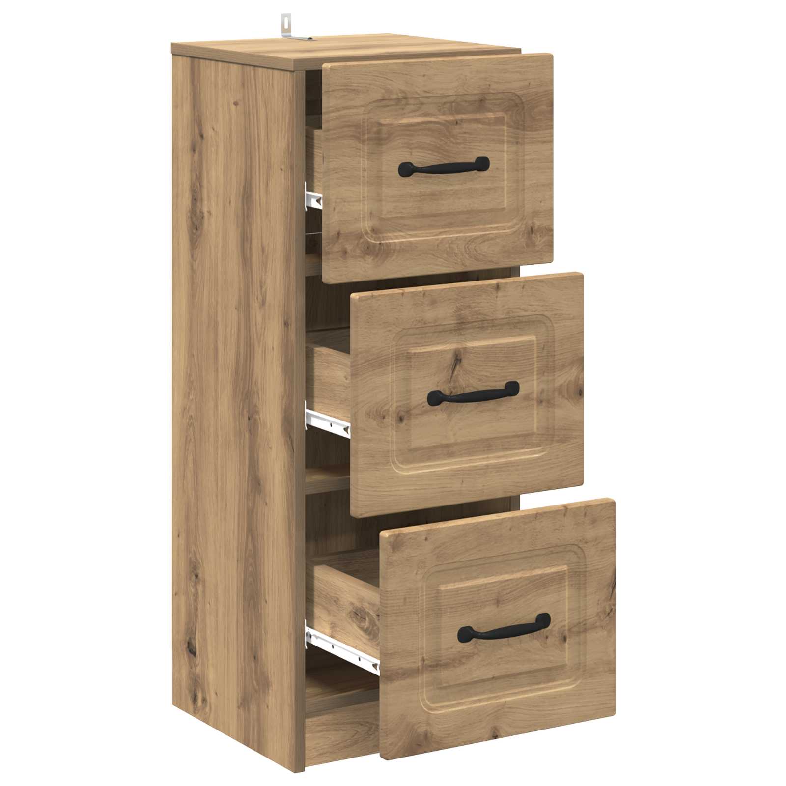 Skuffeskab Artisan-eg 33 x 34,5 x 87 cm Konstrueret træ