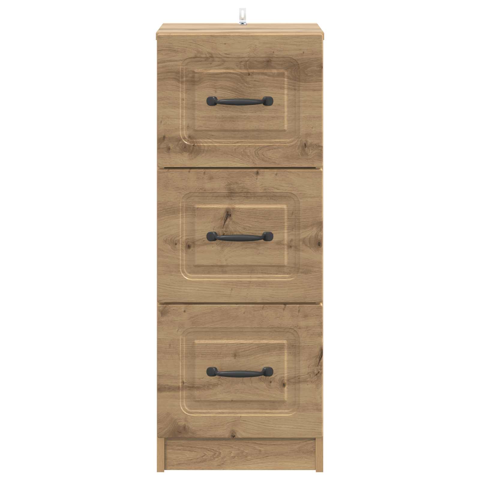 Skuffeskab Artisan-eg 33 x 34,5 x 87 cm Konstrueret træ