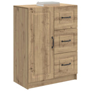 Sideboard Artisan-eg 66 x 34,5 x 87 cm Konstrueret træ