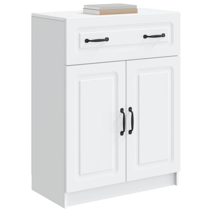 Sideboard Hvid 66 x 34,5 x 87 cm Konstrueret træ