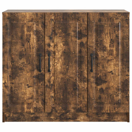 Sideboard Røget eg 89 x 34,5 x 77 cm Konstrueret træ