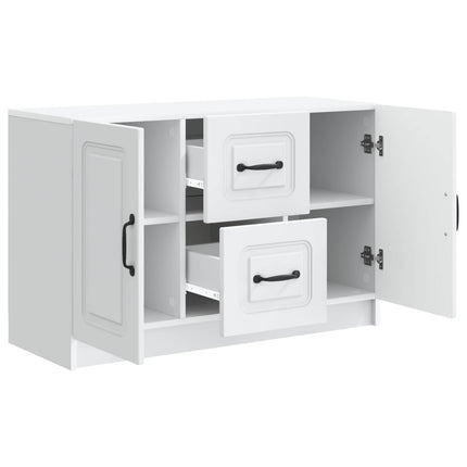 Sideboard Hvid 89 x 34,5 x 57 cm Konstrueret træ
