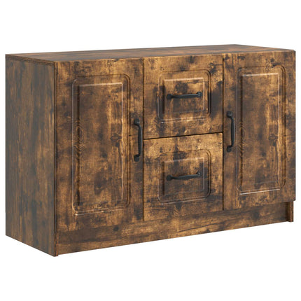 Sideboard Røget eg 89 x 34,5 x 57 cm Konstrueret træ
