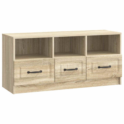 TV-skab med skuffe Sonoma-eg 102 x 34,5 x 47 cm Konstrueret træ
