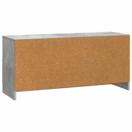TV-skab med skuffe Betongrå 102 x 34,5 x 47 cm Konstrueret træ
