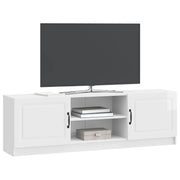 TV-skab Hvid højglans 150 x 31 x 47 cm Konstrueret træ