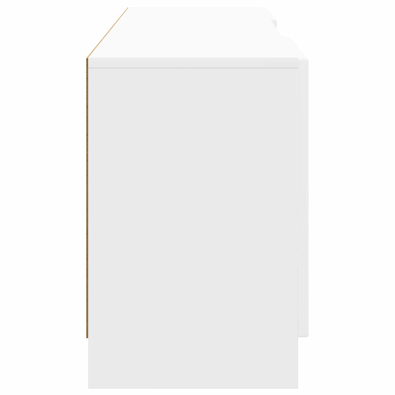 TV-skab Hvid højglans 150 x 31 x 47 cm Konstrueret træ