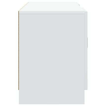 TV-skab Hvid 102 x 34,5 x 47 cm Konstrueret træ