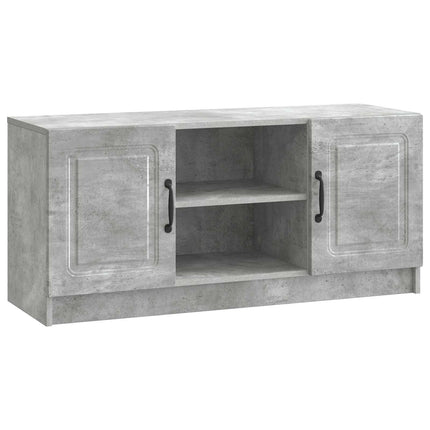 TV-skab Betongrå 102 x 34,5 x 47 cm Konstrueret træ