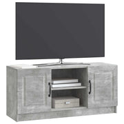 TV-skab Betongrå 102 x 34,5 x 47 cm Konstrueret træ