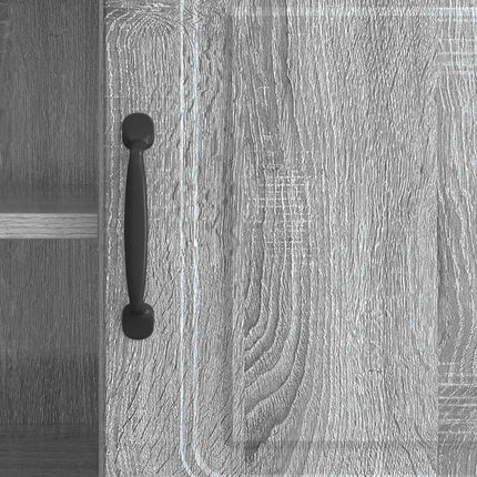 TV-skab Grå sonoma-eg 102 x 34,5 x 47 cm Konstrueret træ