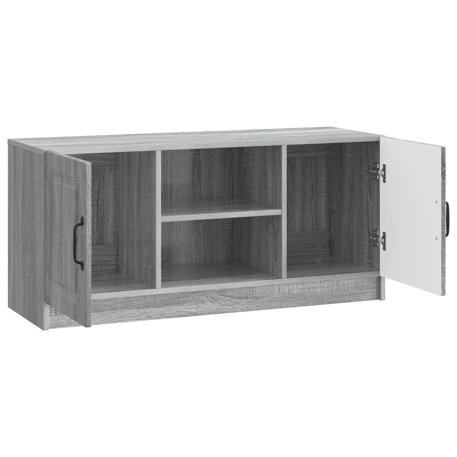 TV-skab Grå sonoma-eg 102 x 34,5 x 47 cm Konstrueret træ