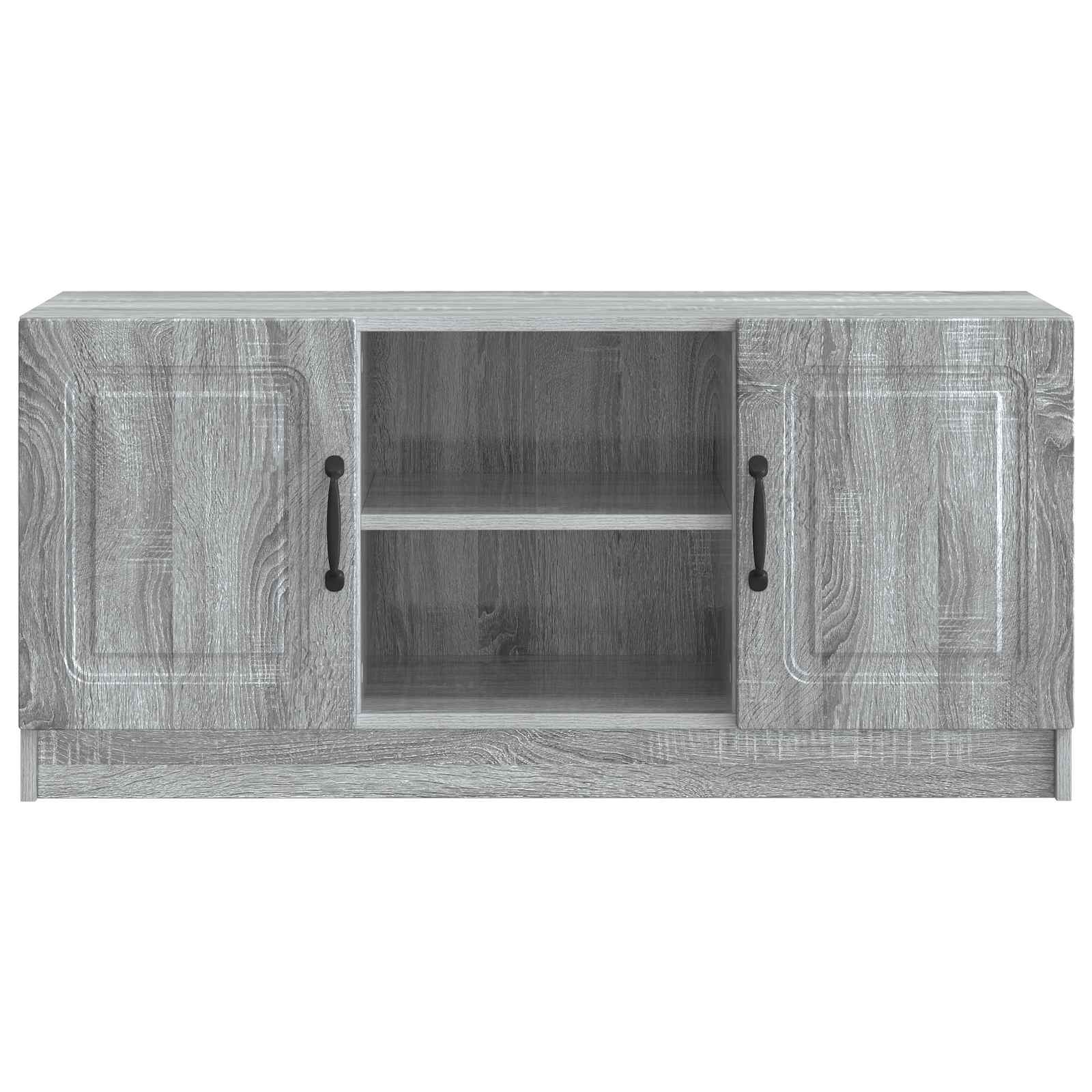 TV-skab Grå sonoma-eg 102 x 34,5 x 47 cm Konstrueret træ