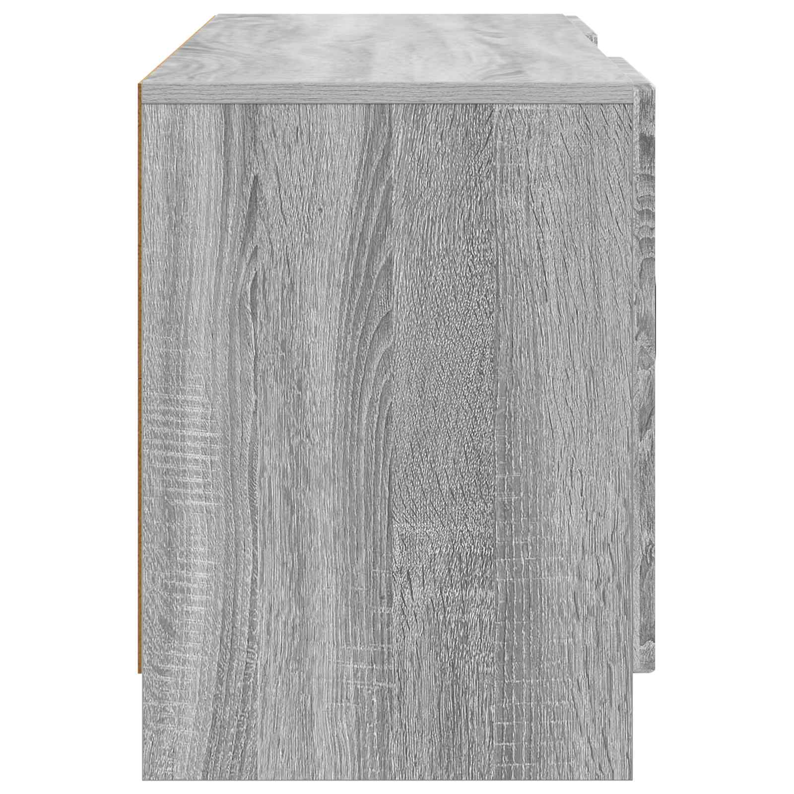 TV-skab Grå sonoma-eg 102 x 34,5 x 47 cm Konstrueret træ