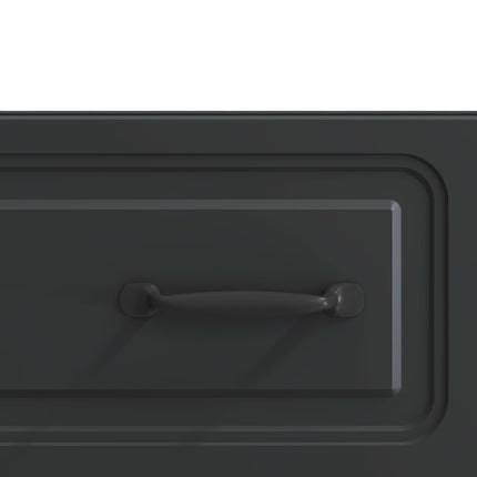 TV-skab 147 x 34,5 x 27 cm Sort Konstrueret træ