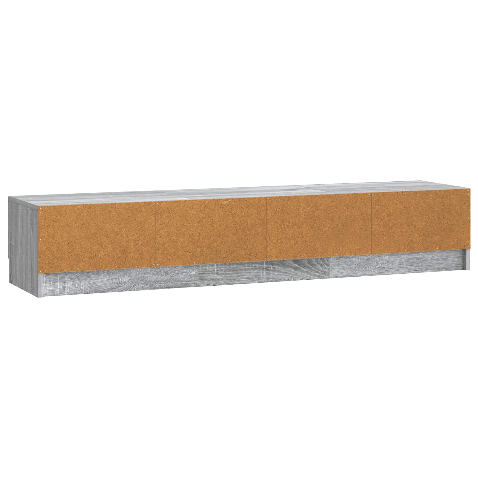 TV-skab Grå sonoma-eg 147 x 34,5 x 27 cm Konstrueret træ