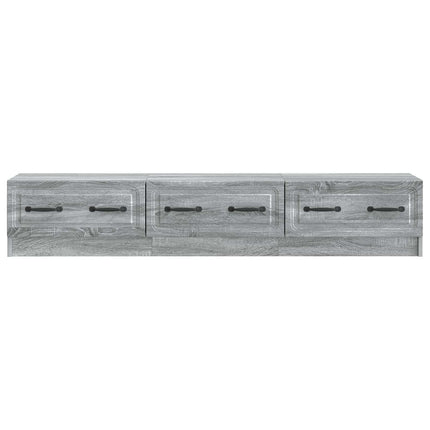 TV-skab 147 x 34,5 x 27 cm Grå sonoma-eg Konstrueret træ
