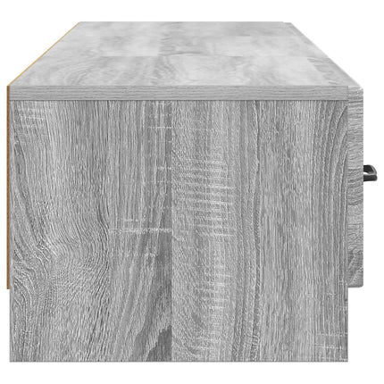 TV-skab 147 x 34,5 x 27 cm Grå sonoma-eg Konstrueret træ