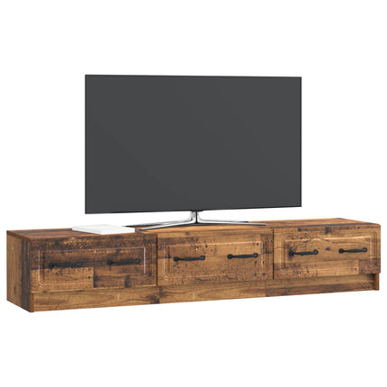 TV-skab Gammelt træ 147 x 34,5 x 27 cm Konstrueret træ