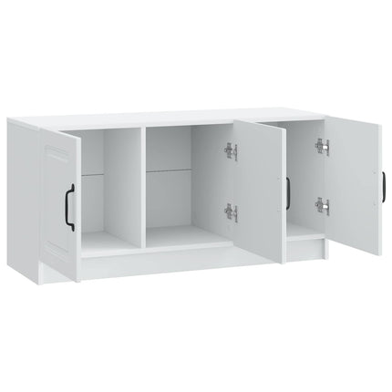 TV-skab Hvid 99 x 34,5 x 47 cm Konstrueret træ