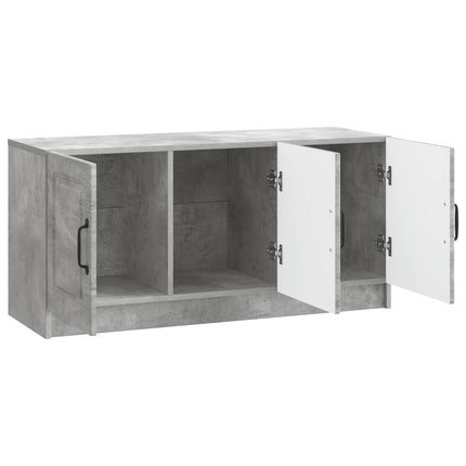 TV-skab Betongrå 99 x 34,5 x 47 cm Konstrueret træ