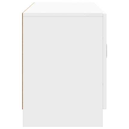 TV-skab Hvid højglans 99 x 34,5 x 47 cm Konstrueret træ
