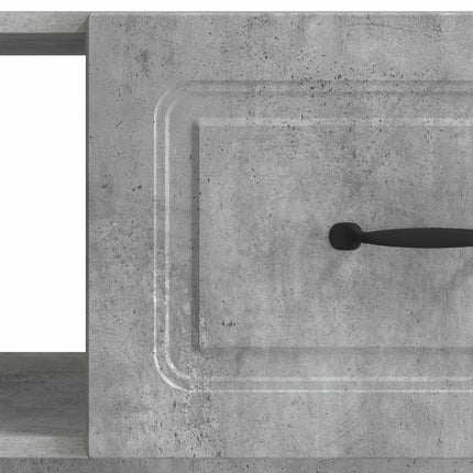 Sofabord Betongrå 90 x 50 x 37 cm Konstrueret træ