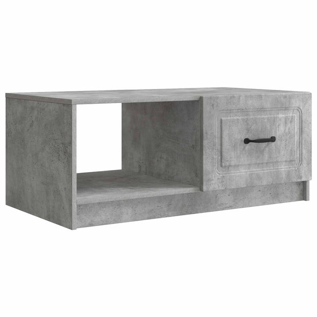 Sofabord Betongrå 90 x 50 x 37 cm Konstrueret træ