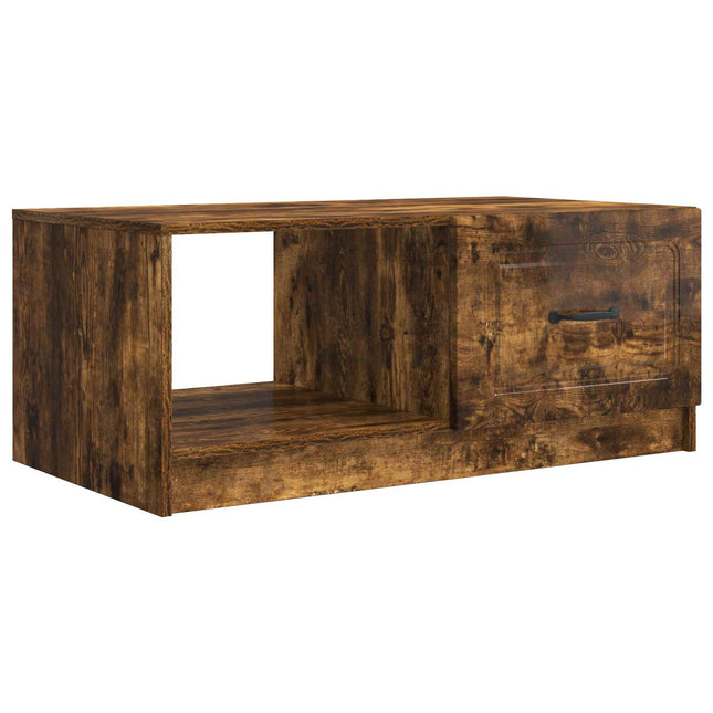 Sofabord Røget eg 90 x 50 x 37 cm Konstrueret træ