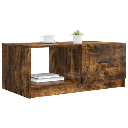 Sofabord Røget eg 90 x 50 x 37 cm Konstrueret træ