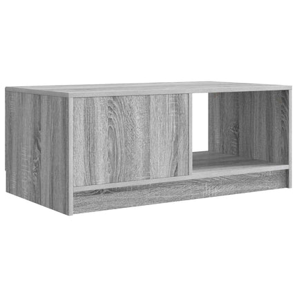 Sofabord Grå sonoma-eg 90 x 50 x 37 cm Konstrueret træ
