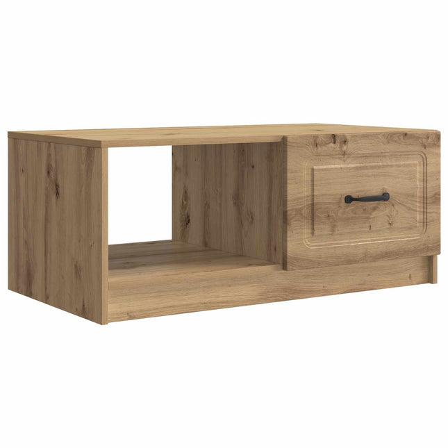 Sofabord Artisan-eg 90 x 50 x 37 cm Konstrueret træ