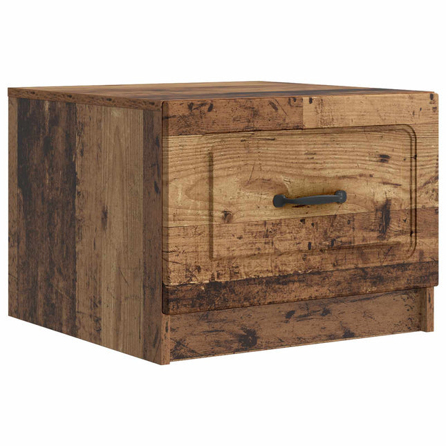 Sofabord med skuffe Gammelt træ 49 x 50 x 37 cm Konstrueret træ
