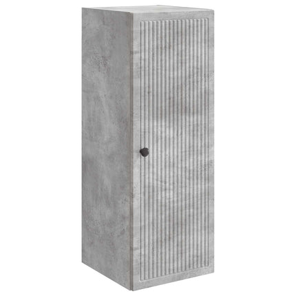 Vægmonteret skab Betongrå 33 x 34,5 x 90 cm Konstrueret træ