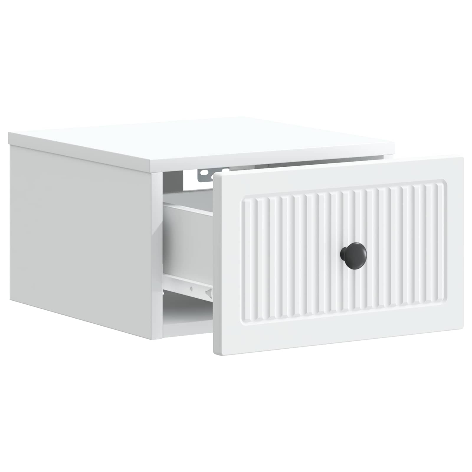 Væghængt Natbord 2 pcs Hvid 33 x 34,5 x 20 cm Konstrueret træ