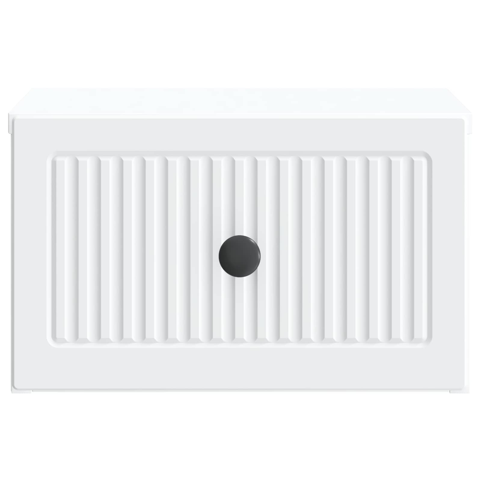 Væghængt Natbord 2 pcs Hvid 33 x 34,5 x 20 cm Konstrueret træ