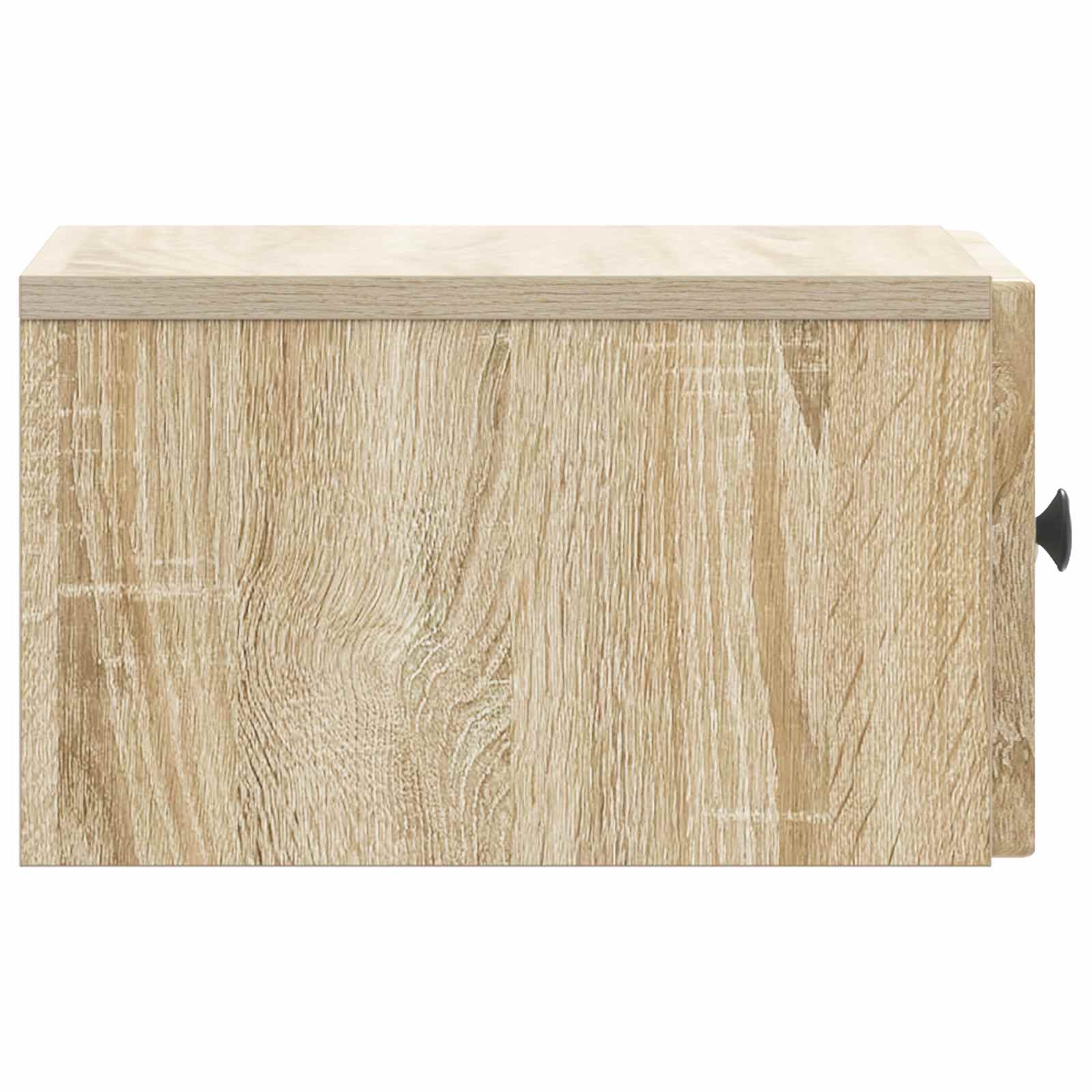 Væghængt Natbord med skuffe 2 pcs Sonoma-eg 33 x 34,5 x 20 cm