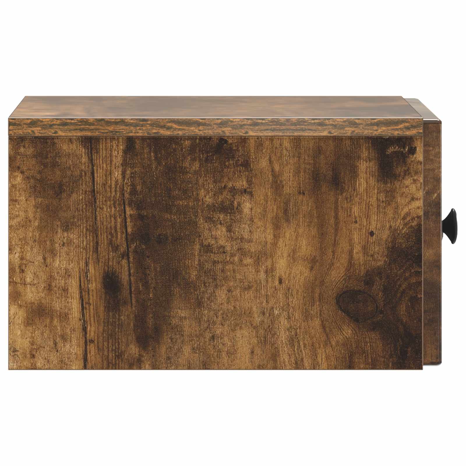 Væghængt Natbord med skuffe 2 pcs Røget eg 33 x 34,5 x 20 cm