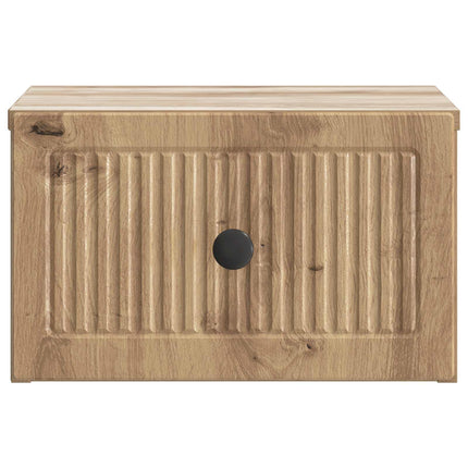 Væghængt Natbord Artisan-eg 33 x 34,5 x 20 cm Konstrueret træ