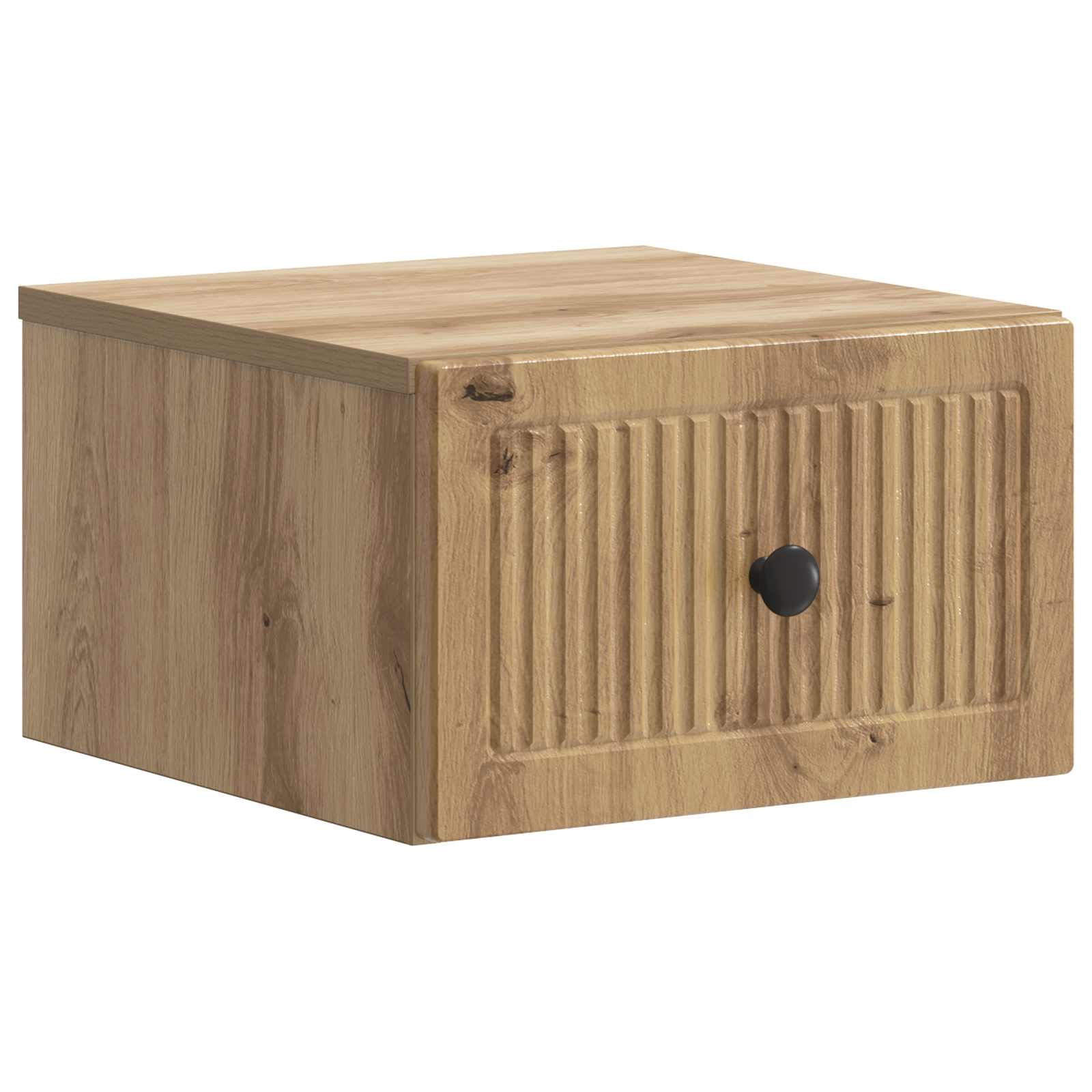 Væghængt Natbord med skuffe 2 pcs Artisan-eg 33 x 34,5 x 20 cm