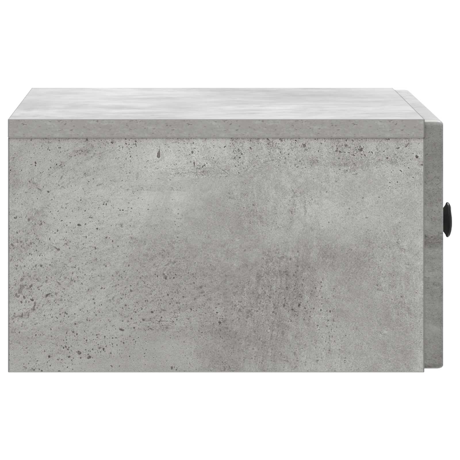 Natskab 2 pcs Betongrå 49 x 34,5 x 20 cm Konstrueret træ