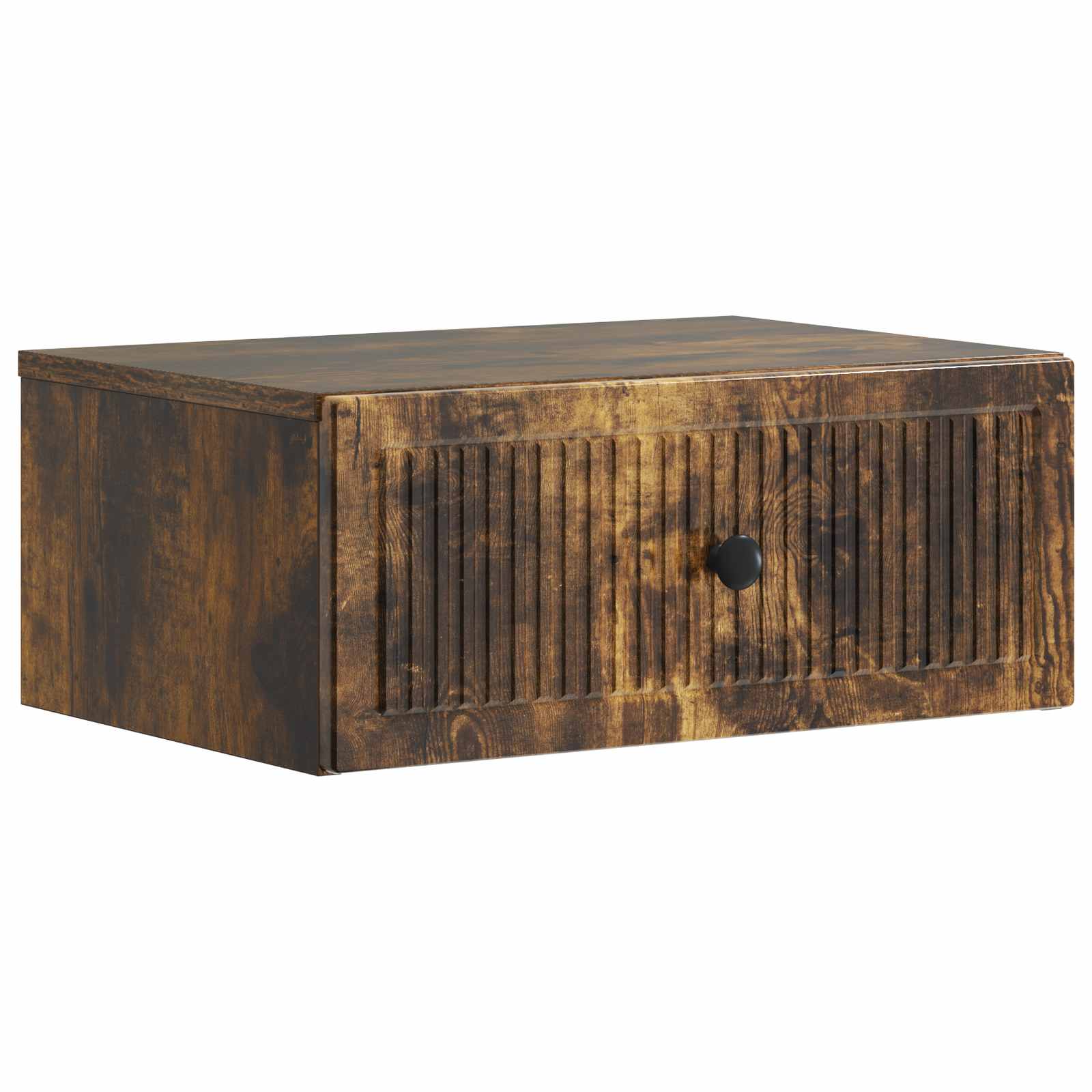 Natskab med skuffe Røget eg 49 x 34,5 x 20 cm Konstrueret træ
