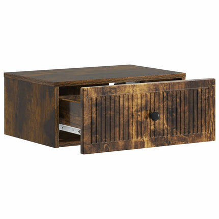 Natskab 2 stk. Røget eg 49 x 34,5 x 20 cm Konstrueret træ