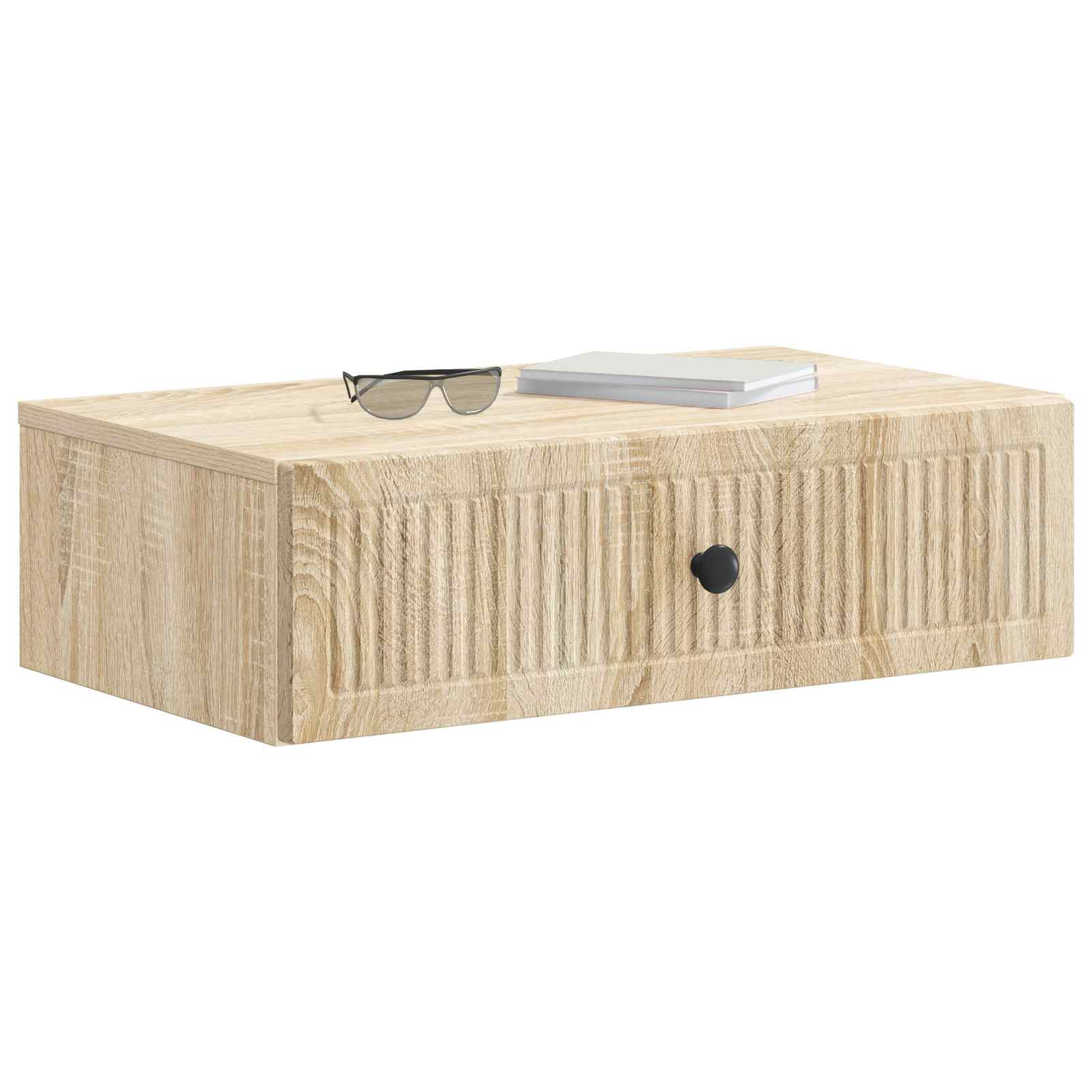 Væghængt Sideskab Sonoma-eg 59 x 34,5 x 17 cm Konstrueret træ