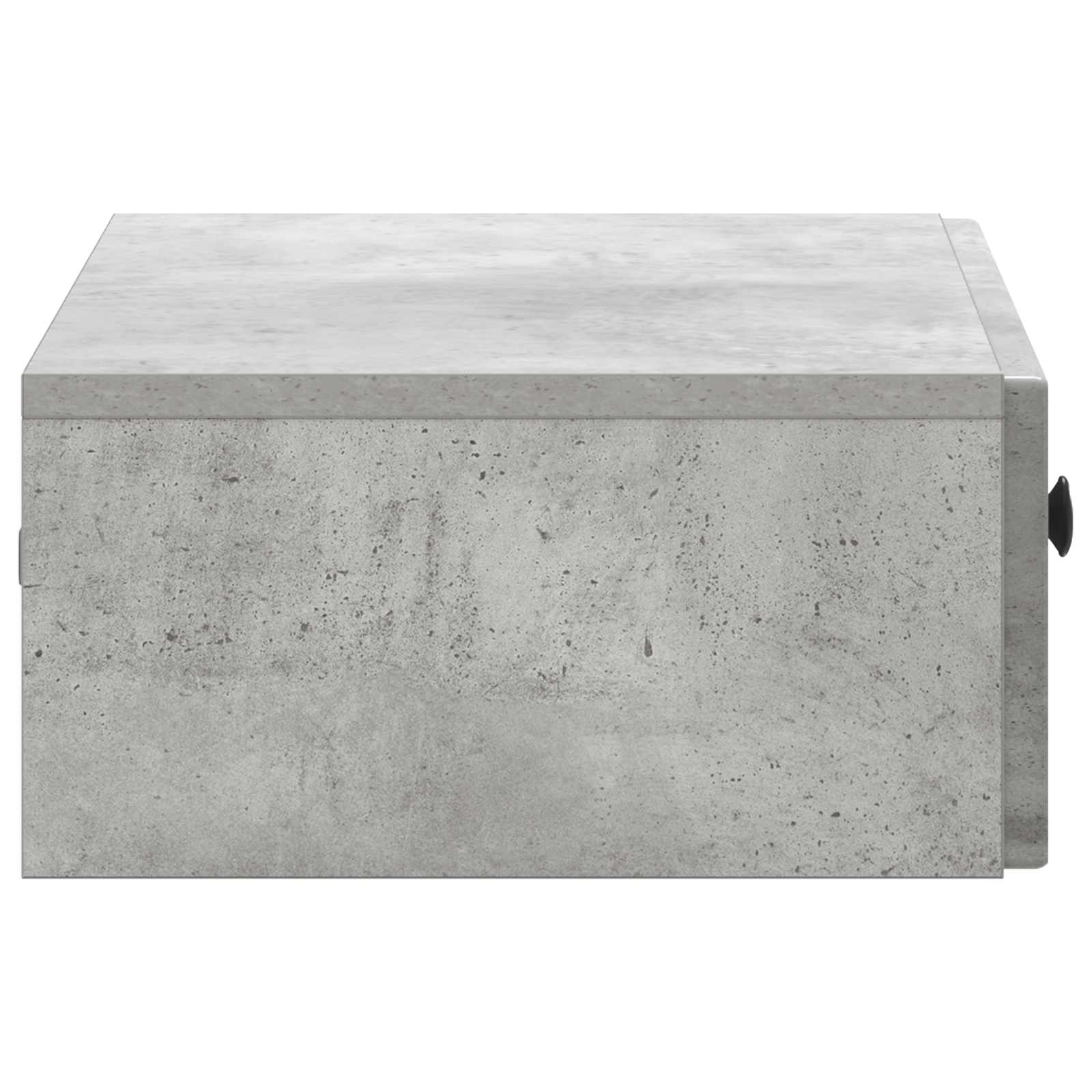 Væghængt Sideskab Betongrå 59 x 34,5 x 17 cm Konstrueret træ