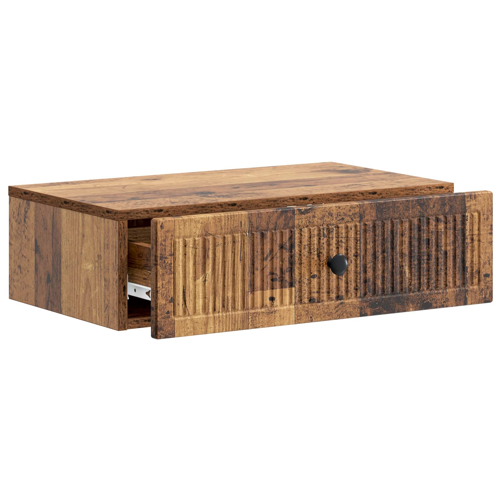 Væghængt Sideskab Gammelt træ 59 x 34,5 x 17 cm Konstrueret træ