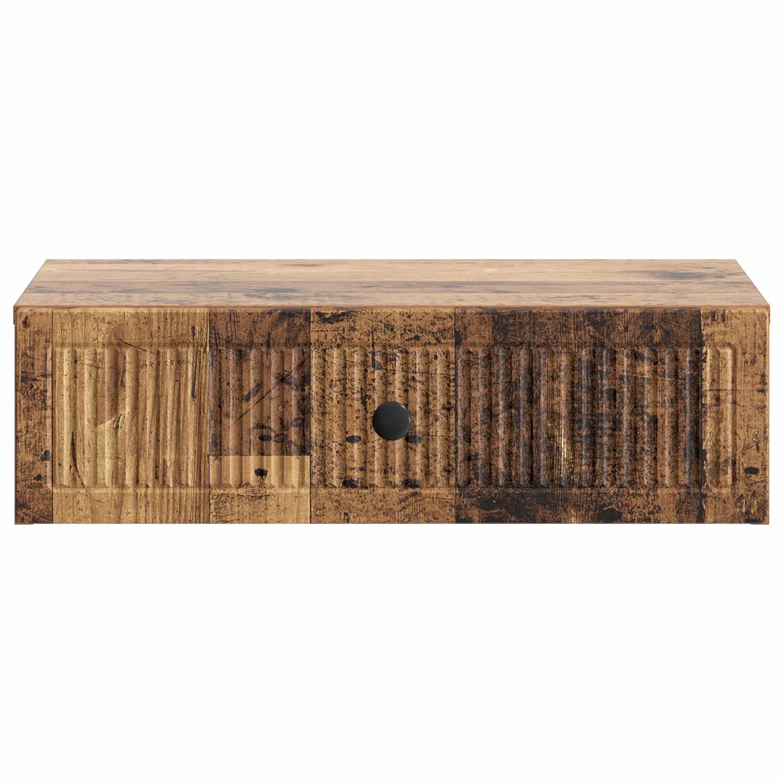 Væghængt Sideskab Gammelt træ 59 x 34,5 x 17 cm Konstrueret træ