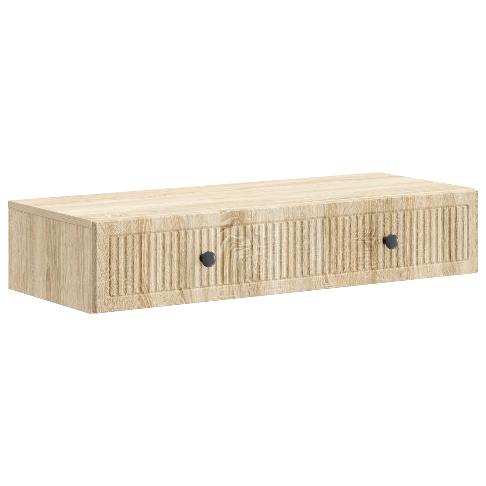 Væghængt Sideskab Sonoma-eg 87,5 x 34,5 x 17 cm Konstrueret træ