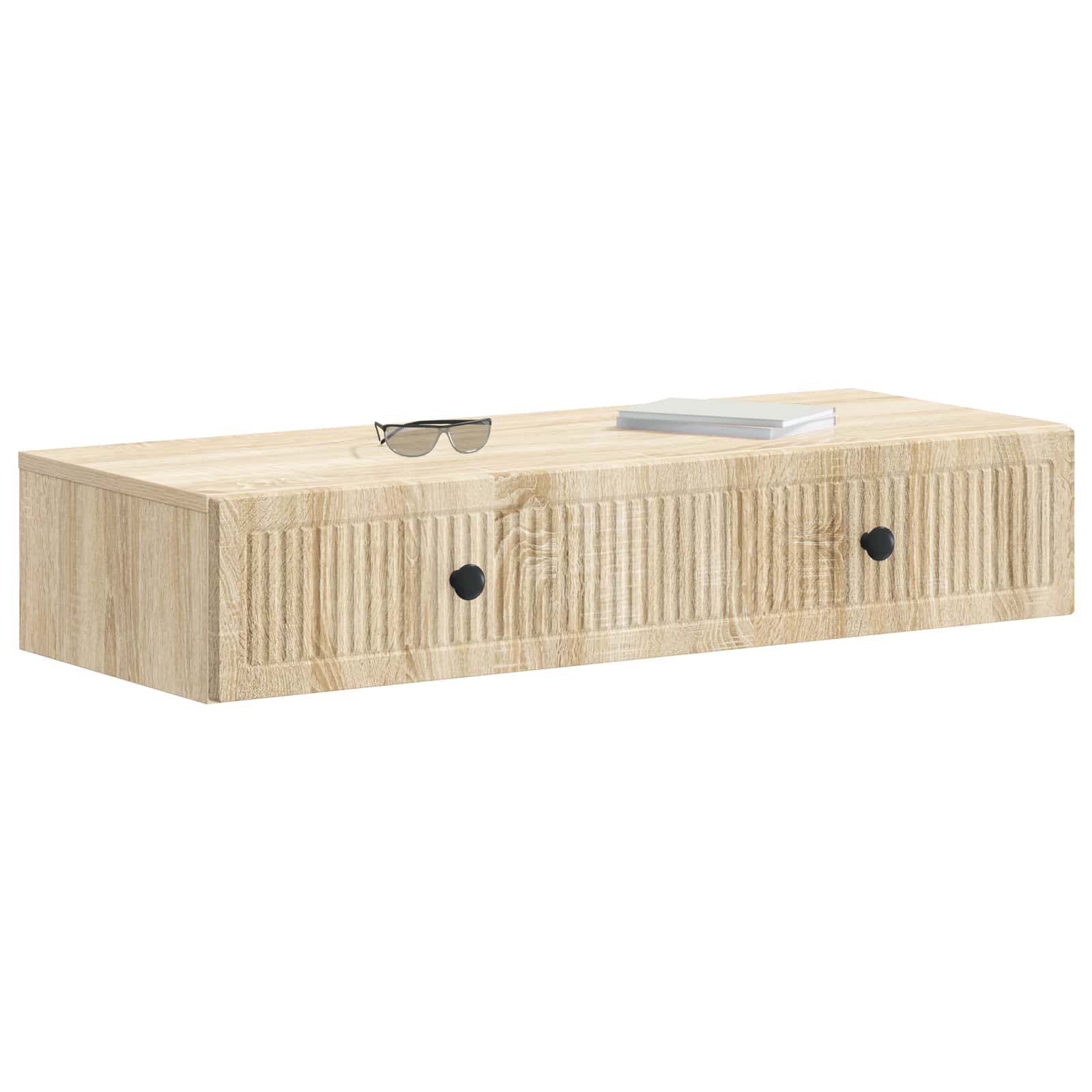 Væghængt Sideskab Sonoma-eg 87,5 x 34,5 x 17 cm Konstrueret træ